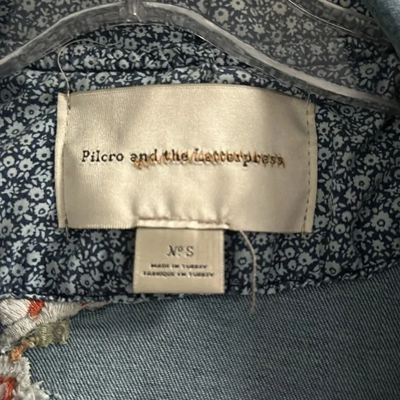 Pilcro Embroidered Jean Jacket - Picture 7 of 8